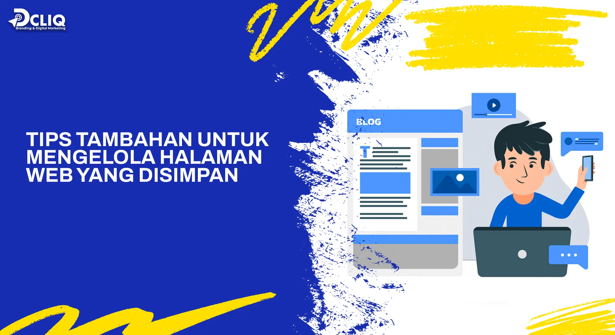 tips tambahan untuk mengelola halaman web yang disimpan