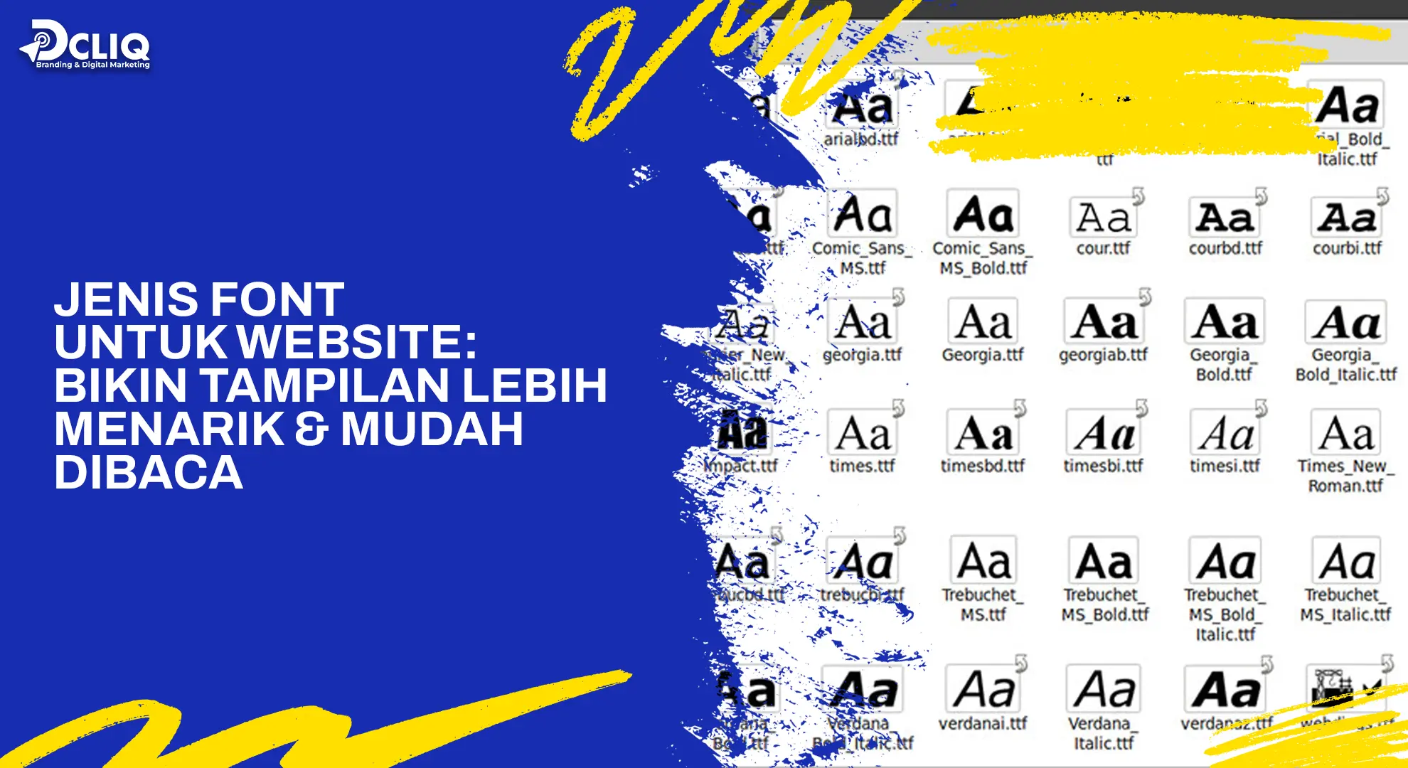 Jenis Font untuk Website: Bikin Tampilan Lebih Menarik & Mudah Dibaca