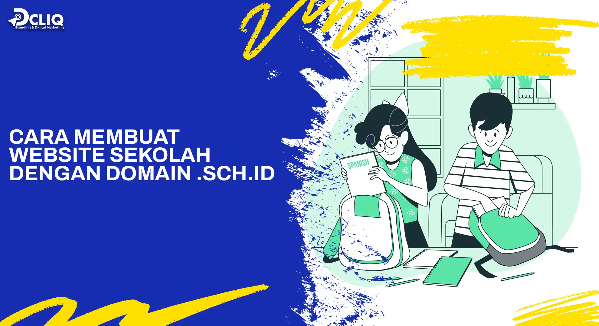 cara membuat website sekolah dengan domain sch.id