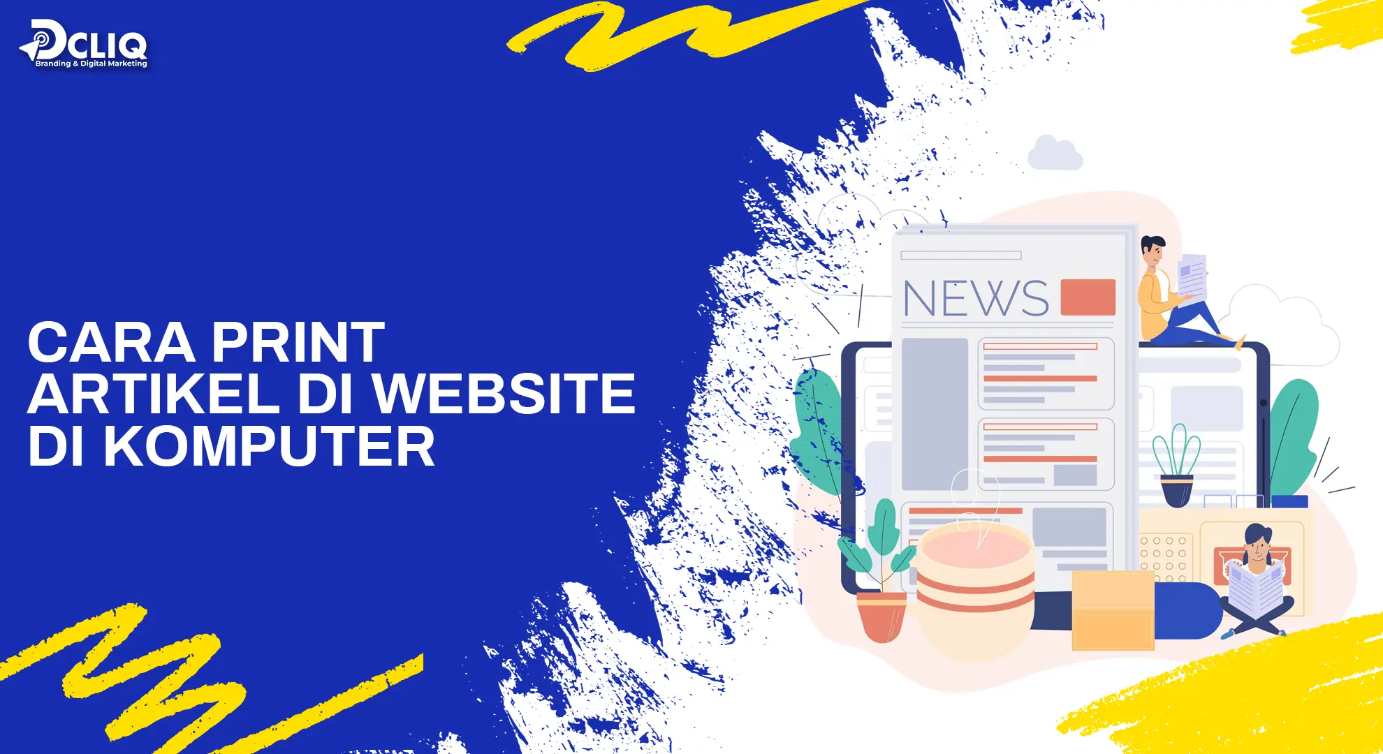 cara print artikel di website di komputer