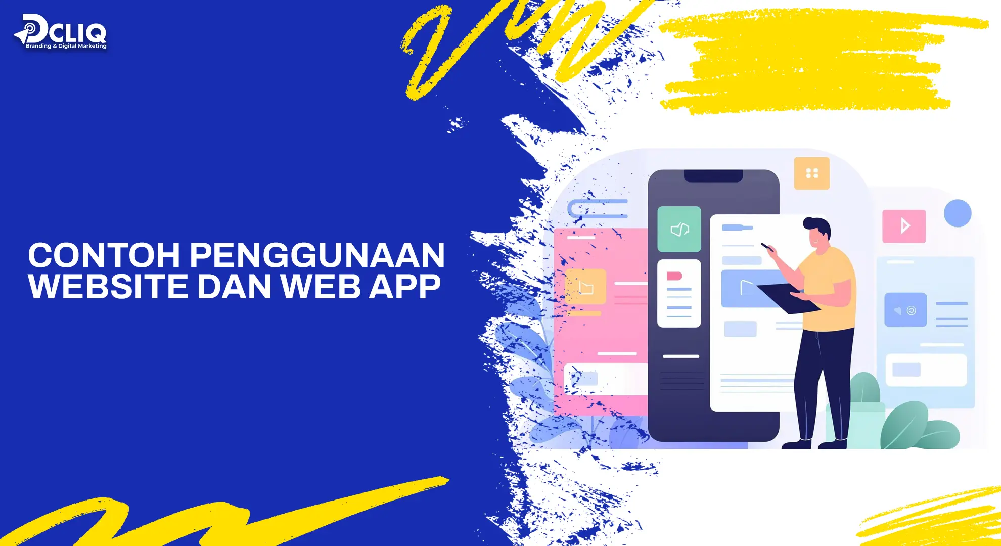 contoh penggunaan website dan web app