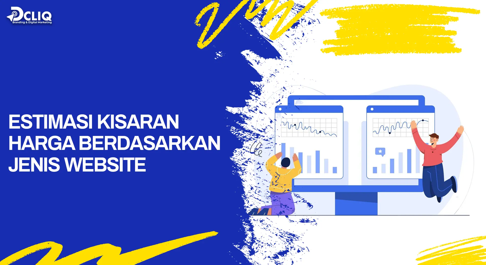 estimasi kisaran harga berdasarkan jenis website