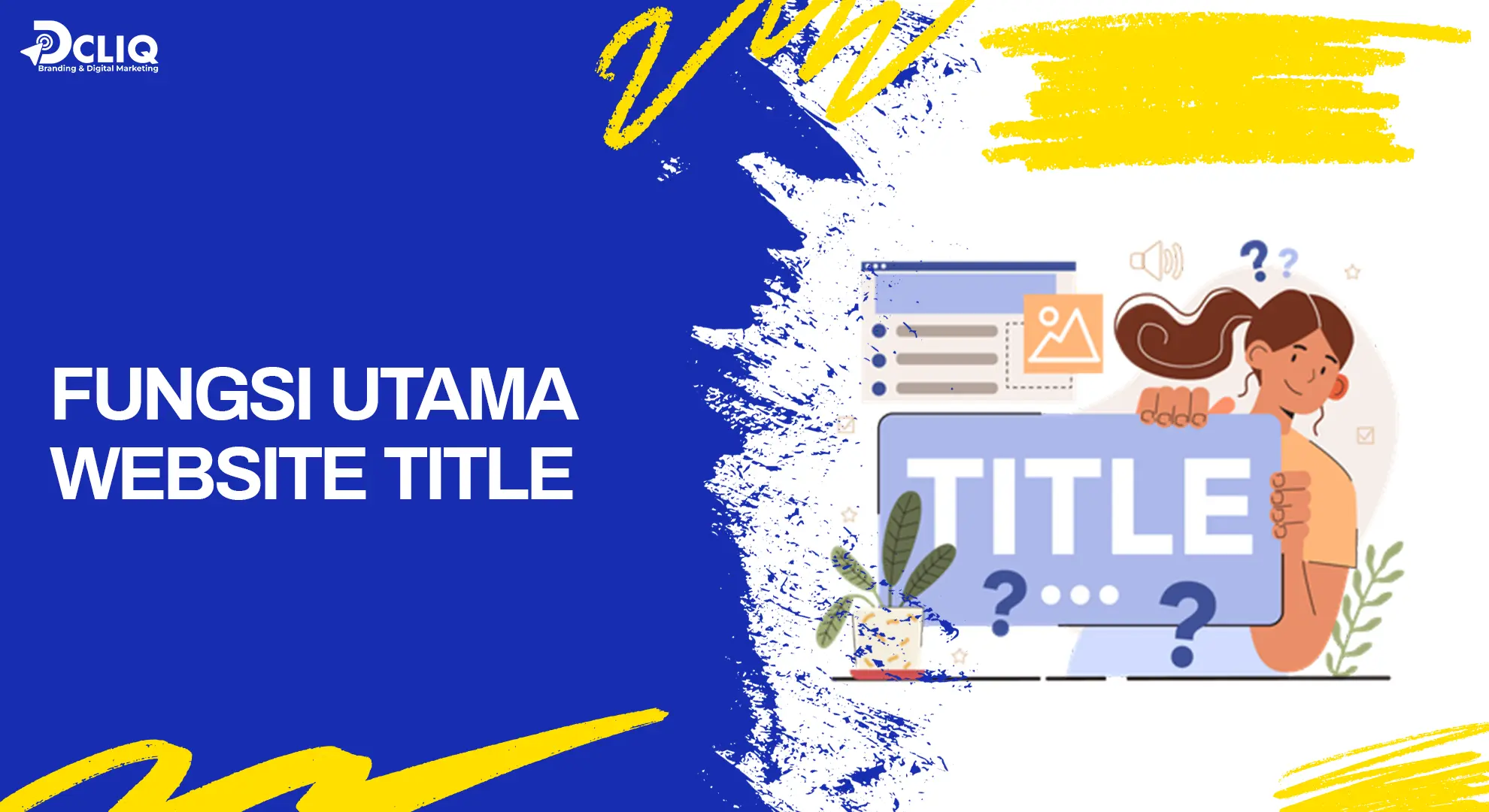 fungsi utama website title