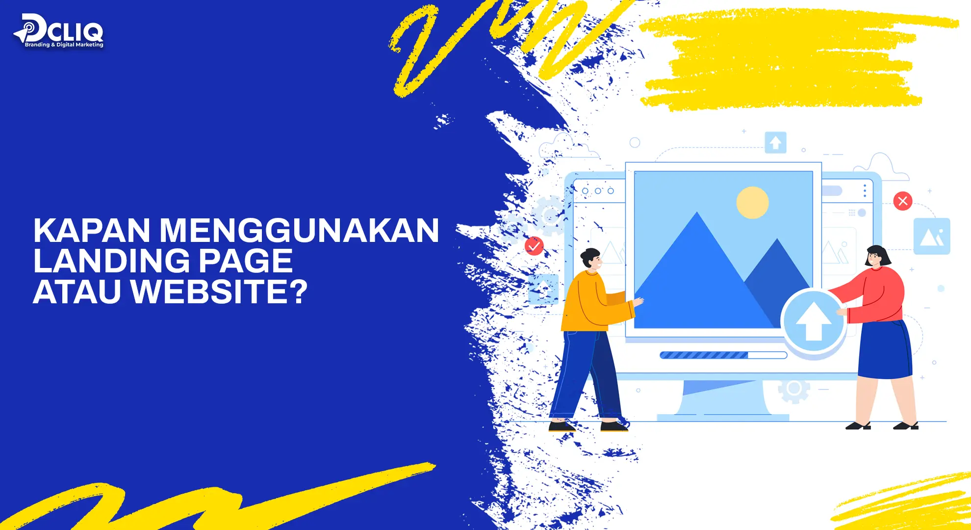 kapan menggunakan landing page atau website?