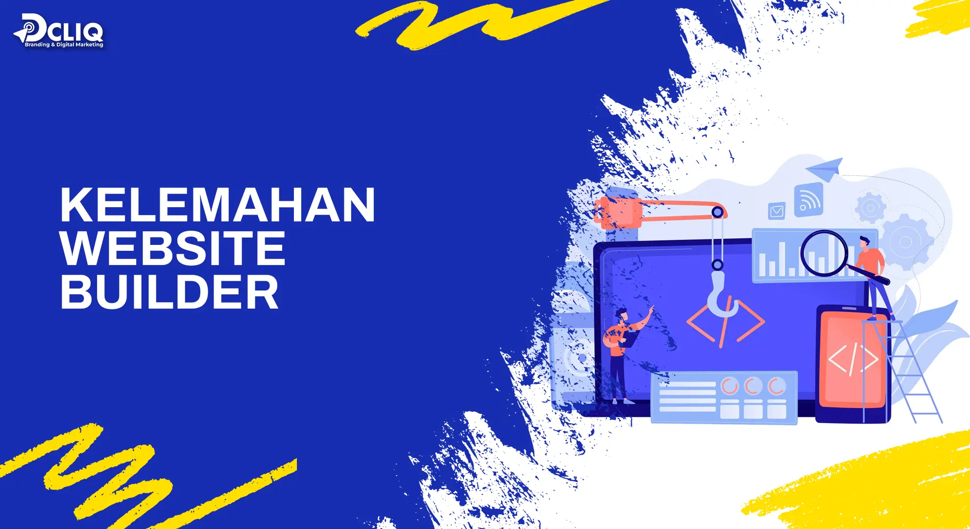 kelemahan website builder