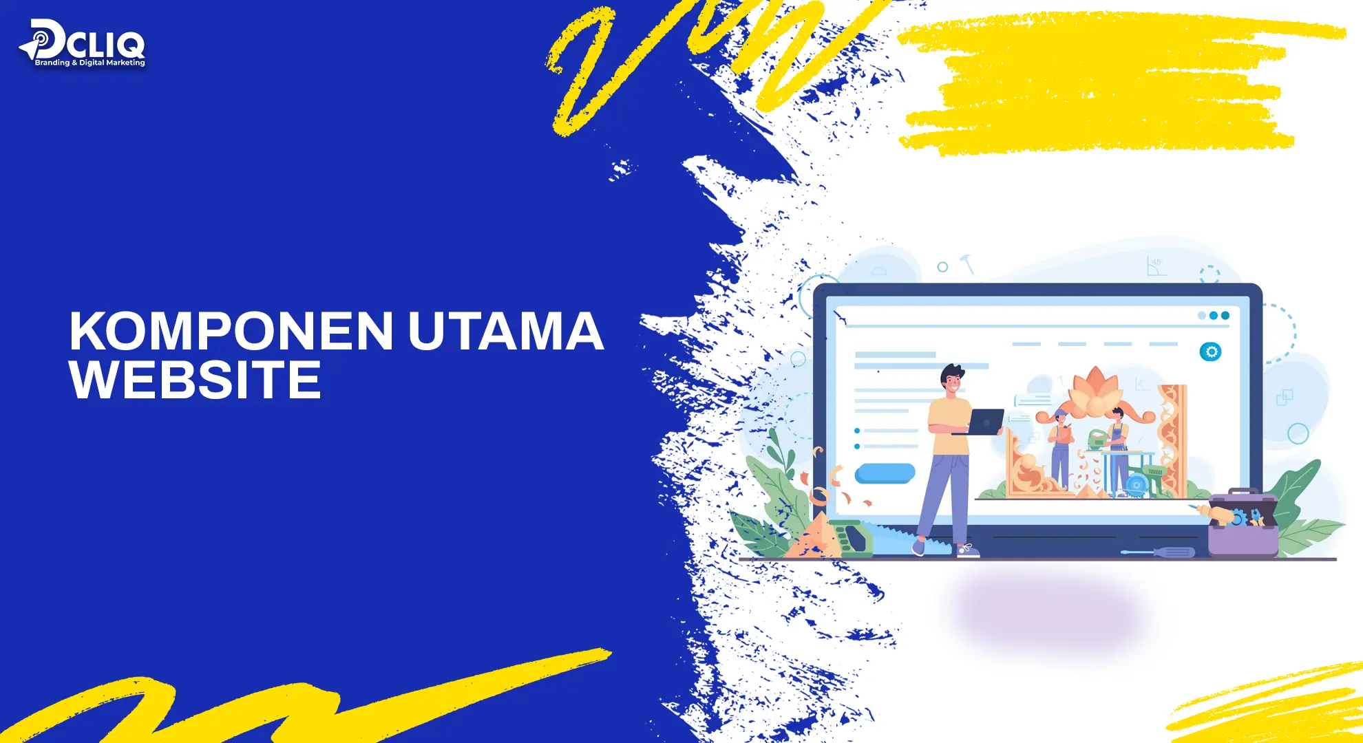komponen utama website