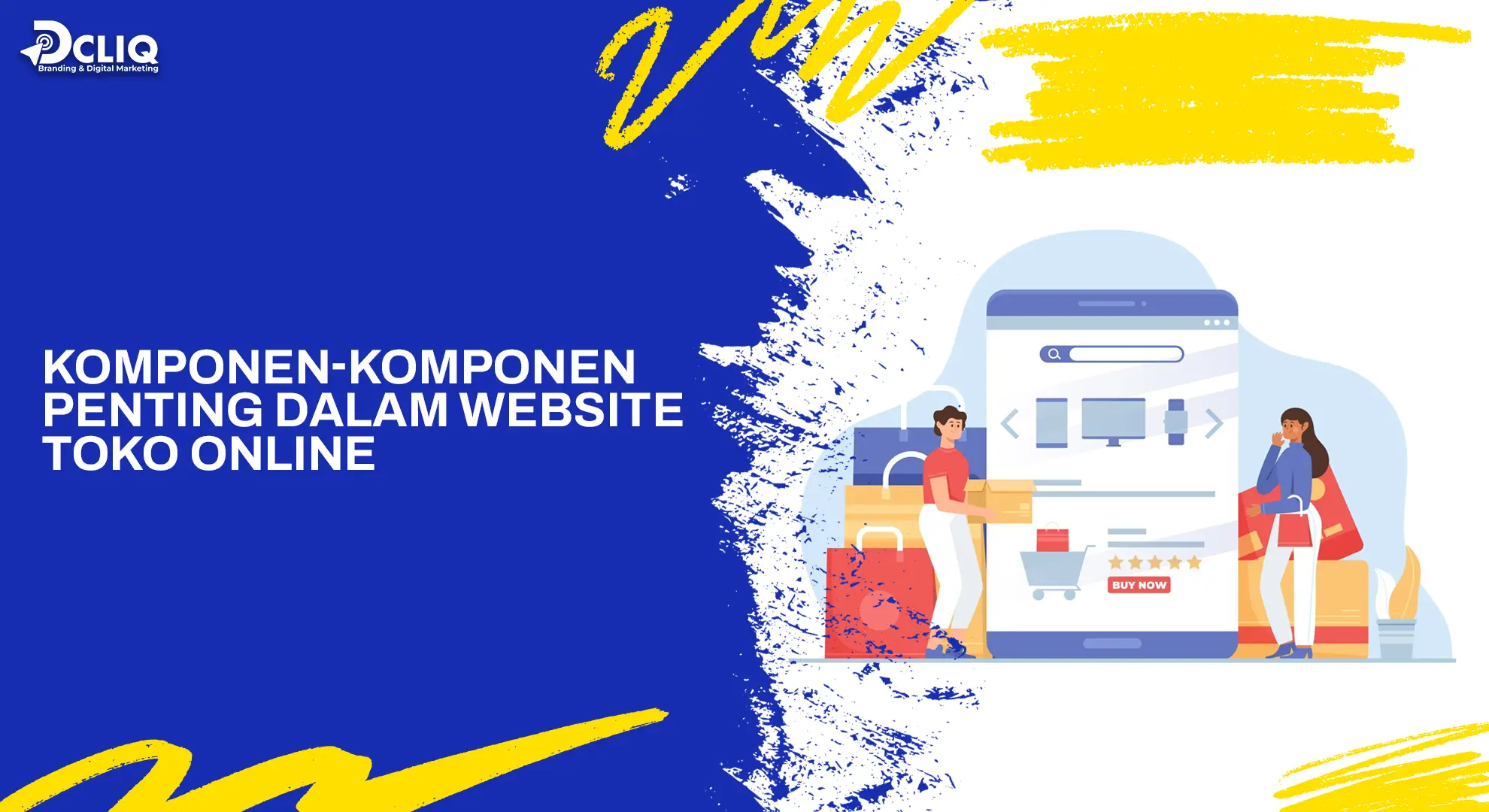 komponen-komponen penting dalam website toko online