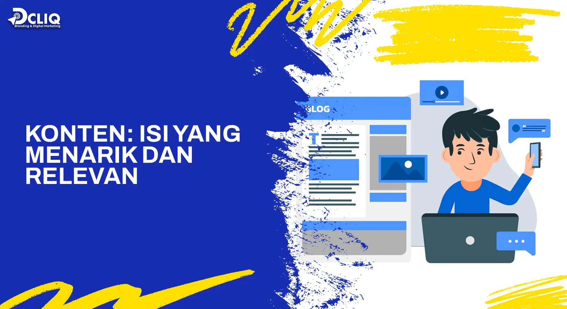 konten: isi yang menarik dan relevan