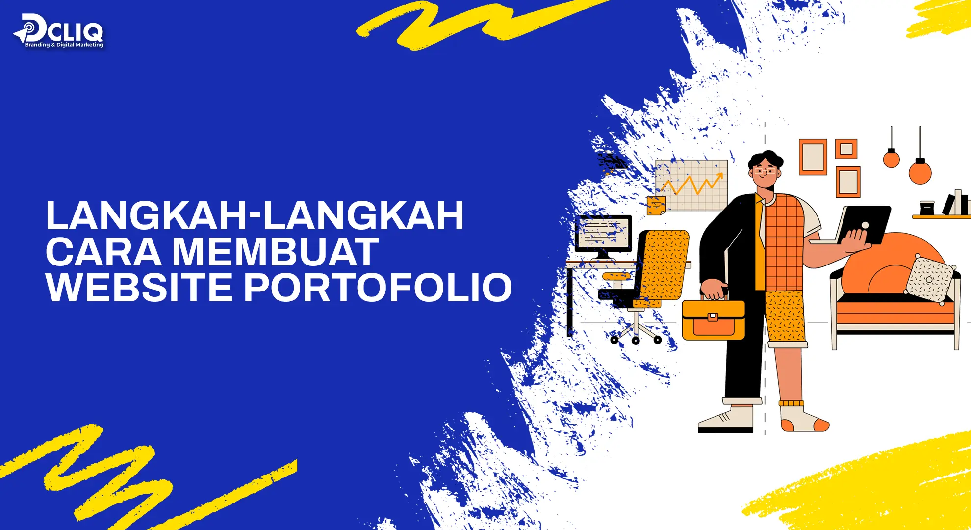 langkah-langkah cara membuat website portofolio