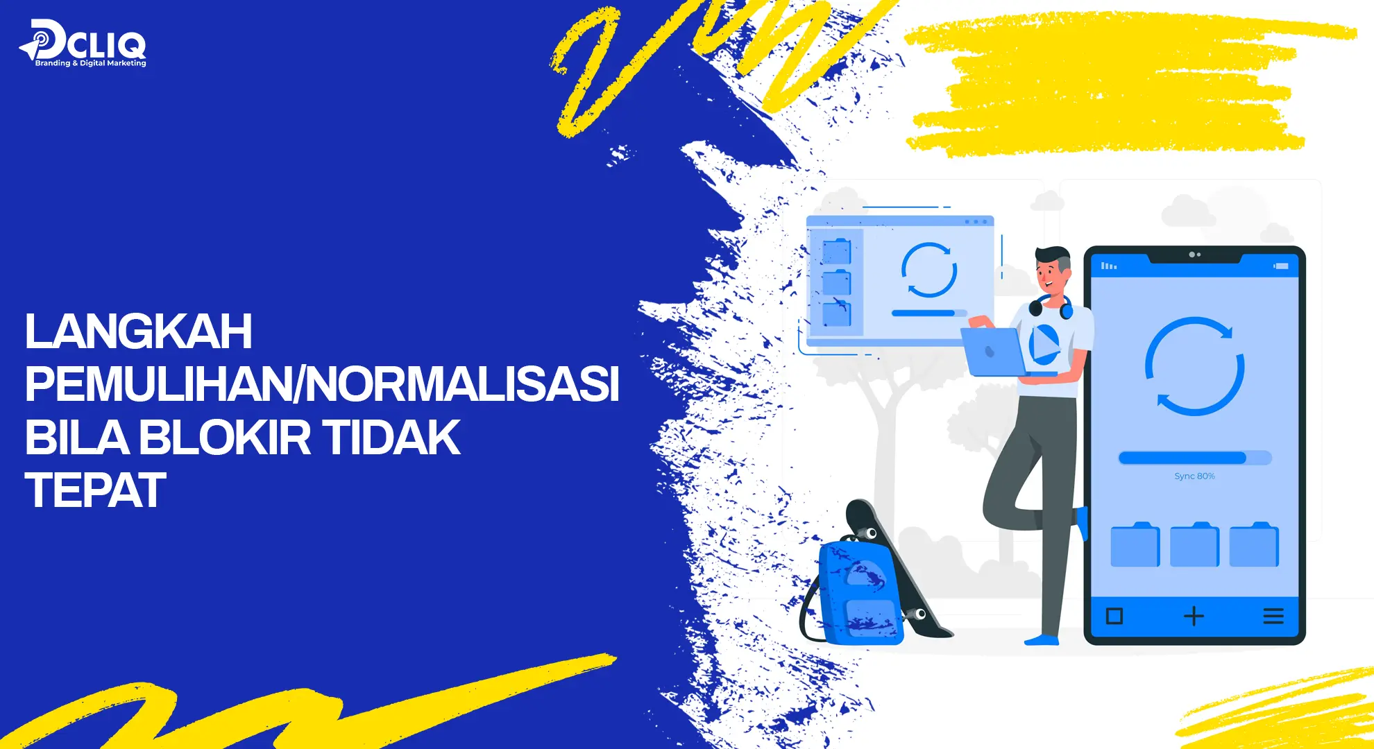 langkah pemulihan/normalisasi bial blokir tidak tepat
