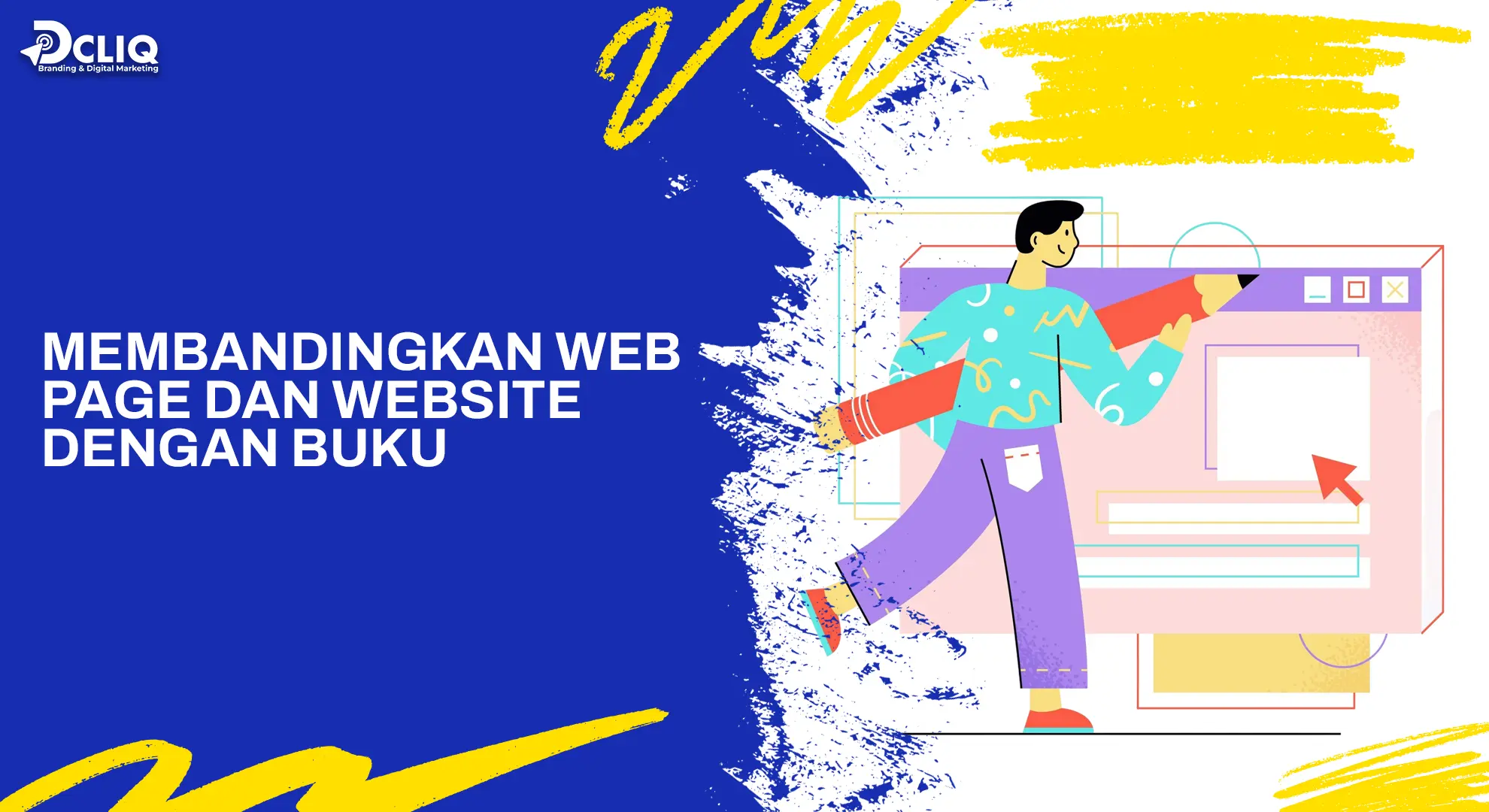 membandingkan web page dan website dengan buku