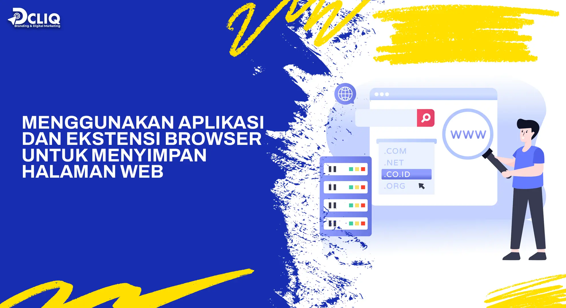 menggunakan aplikasi dan ekstensi browser untuk menyimpan halaman web