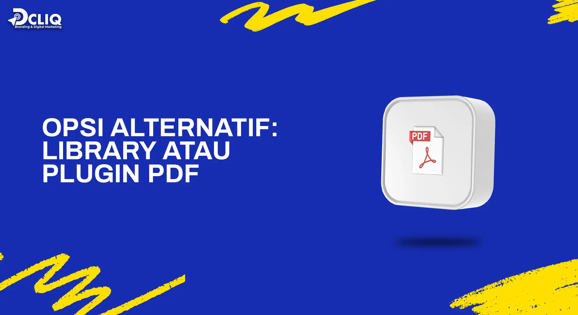opsi alternatif: lobrary atau plugin pdf