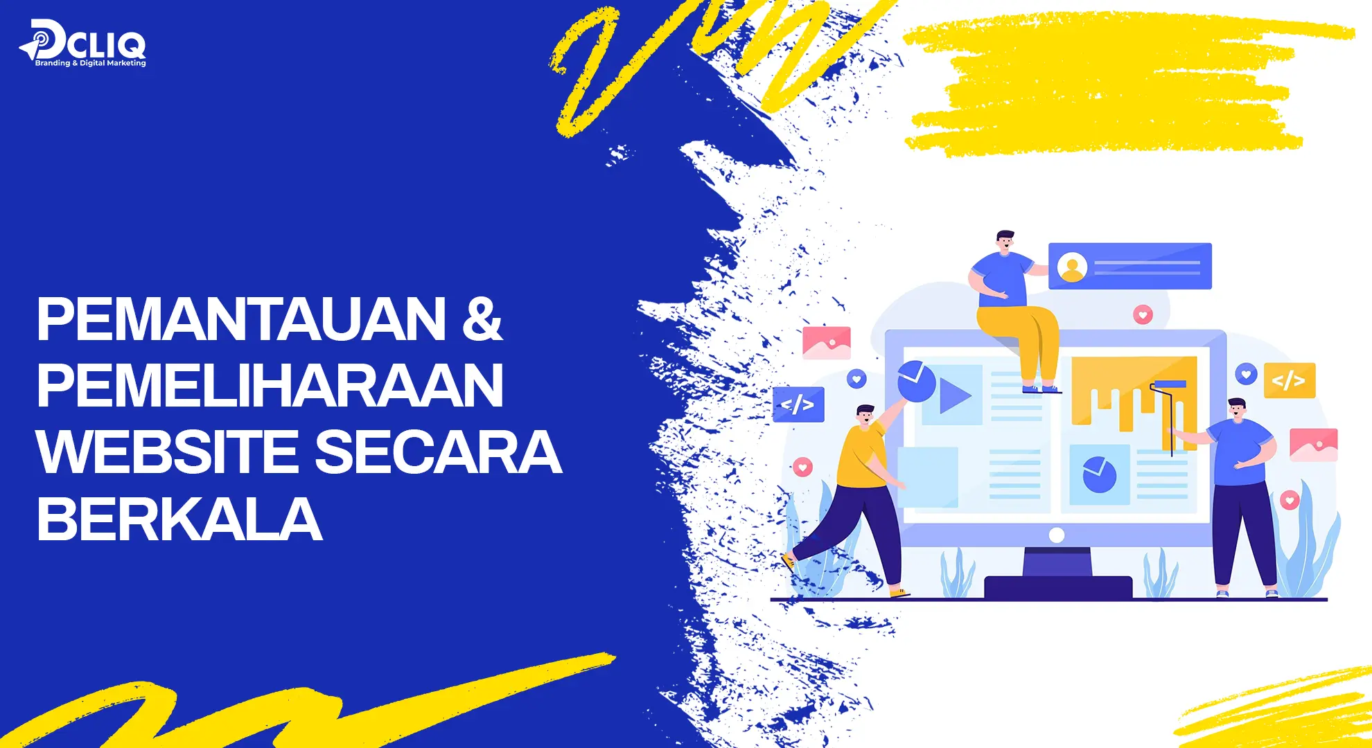pemantauan & pemeliharaan website secara berkala