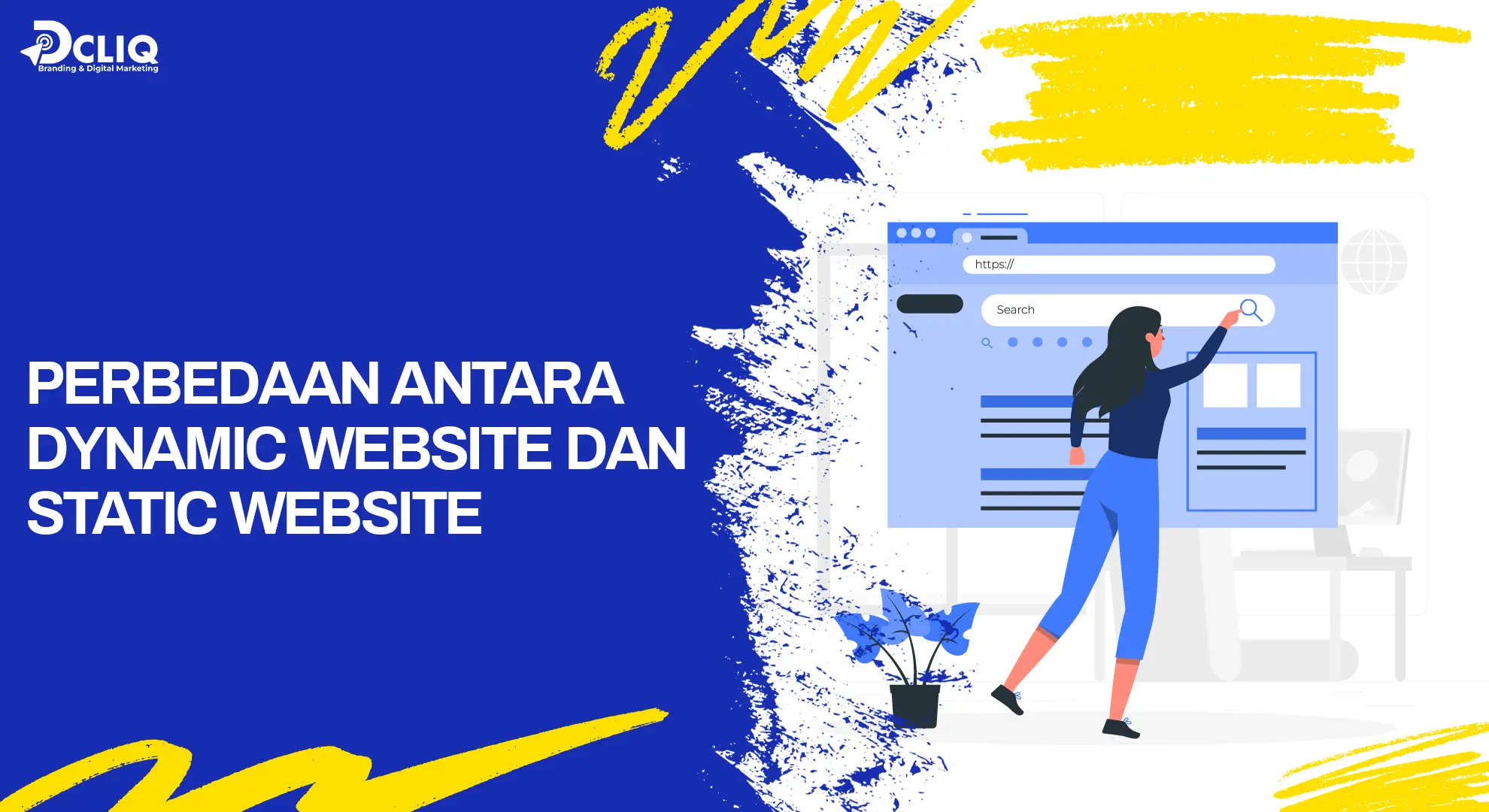 perbedaan antara dynamic website dan static website