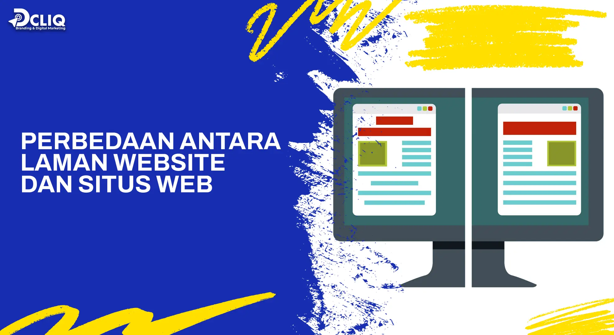 perbedaan antara laman website dan situs web