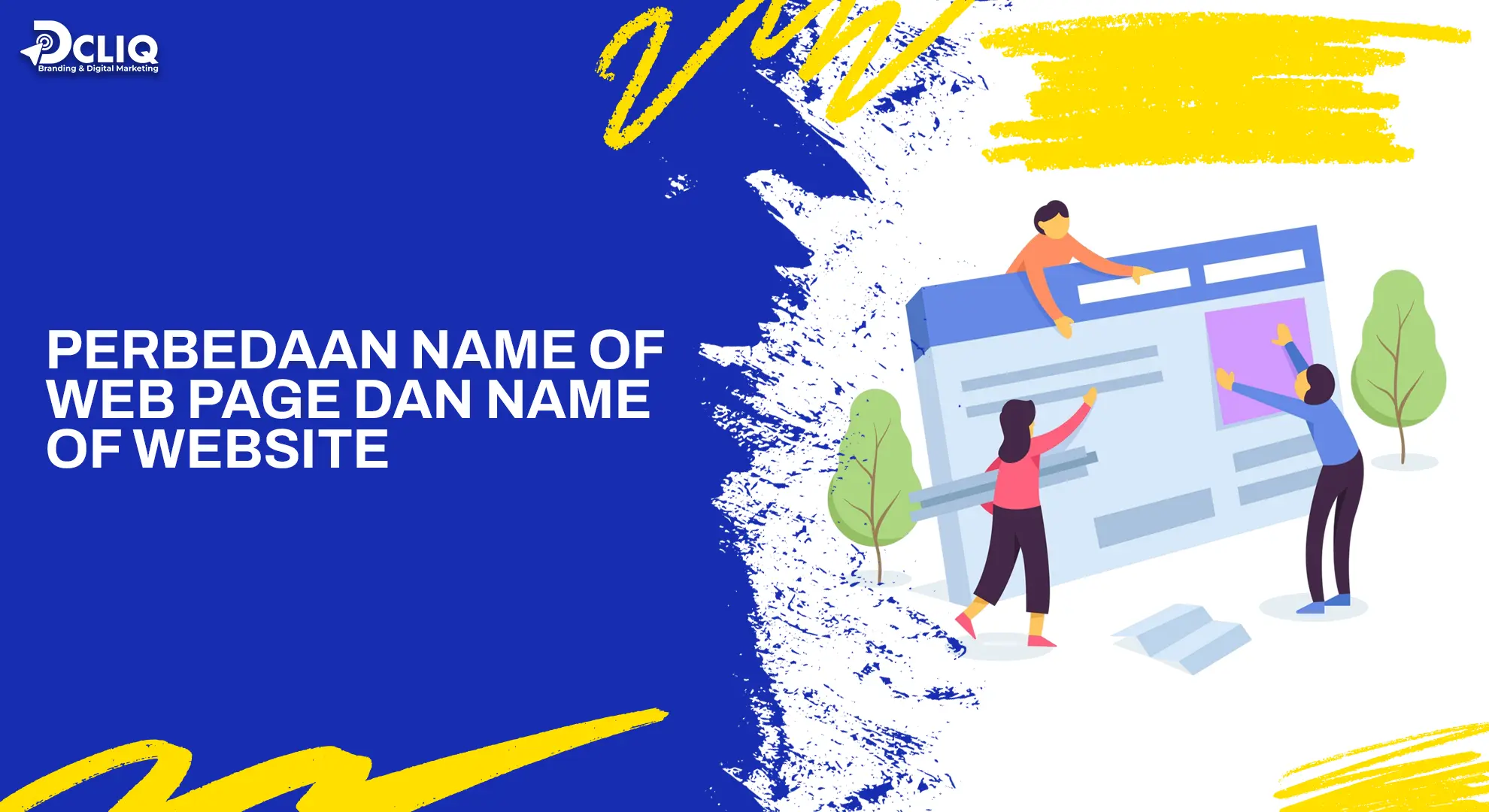 perbedaan name of web page dan name of website
