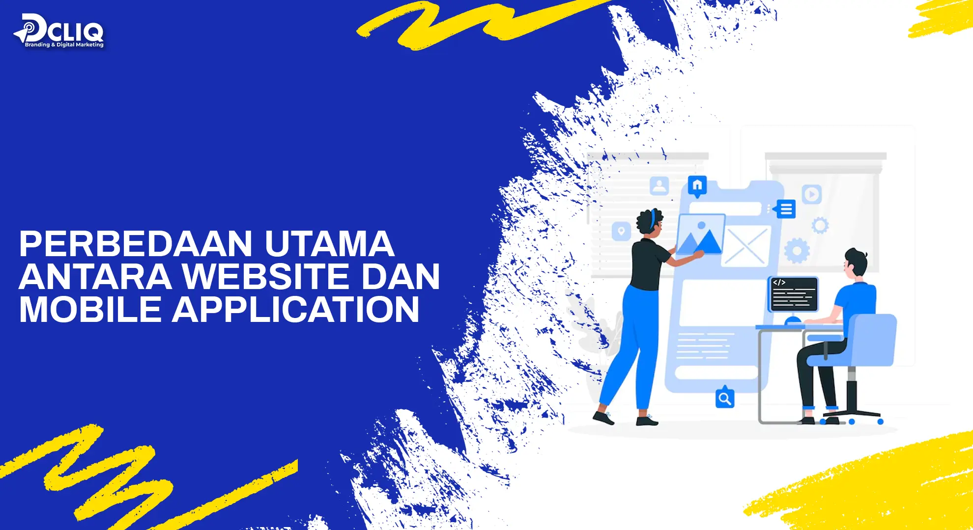perbedaan utama antara website dan mobile application