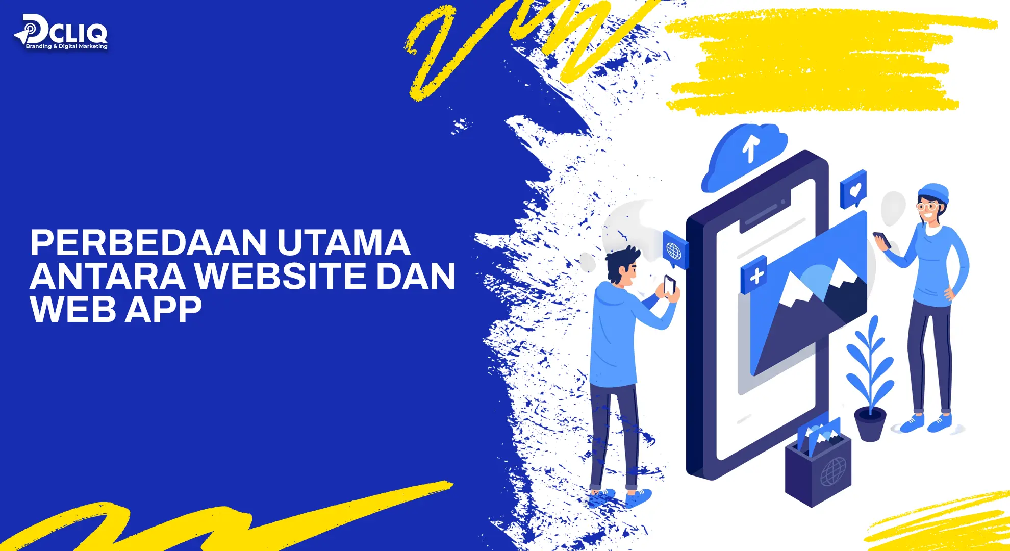 perbedaan utama antara website dan web app