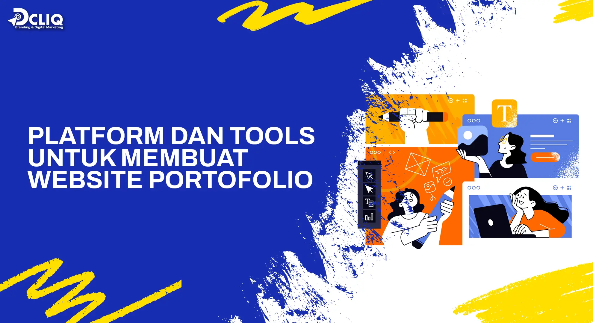 platform dan tools untuk membuat website portofolio