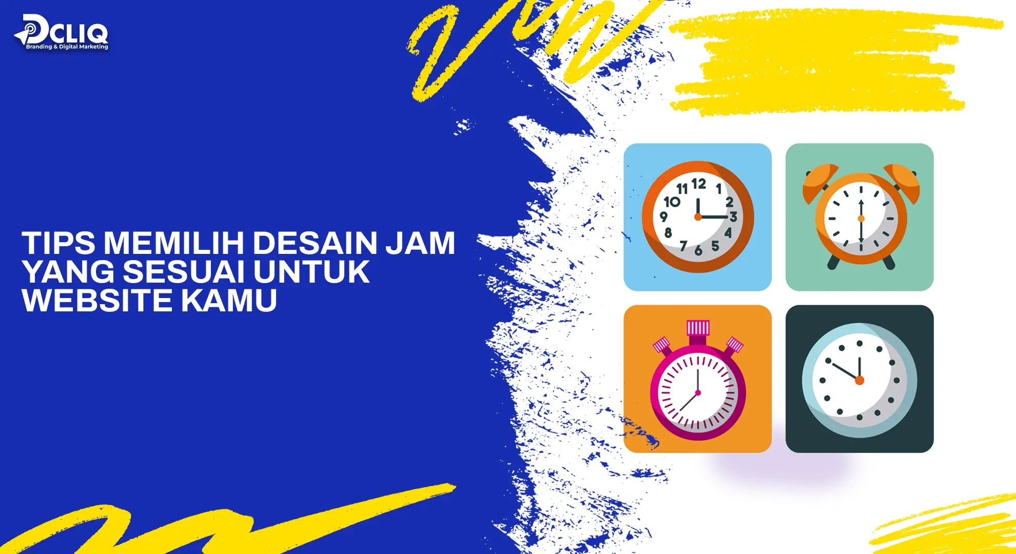 tips memilih desain jam yang sesuai untuk website kamu