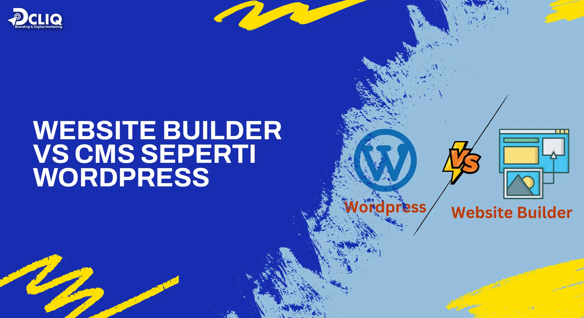 website builder vs cms seperti wordpress