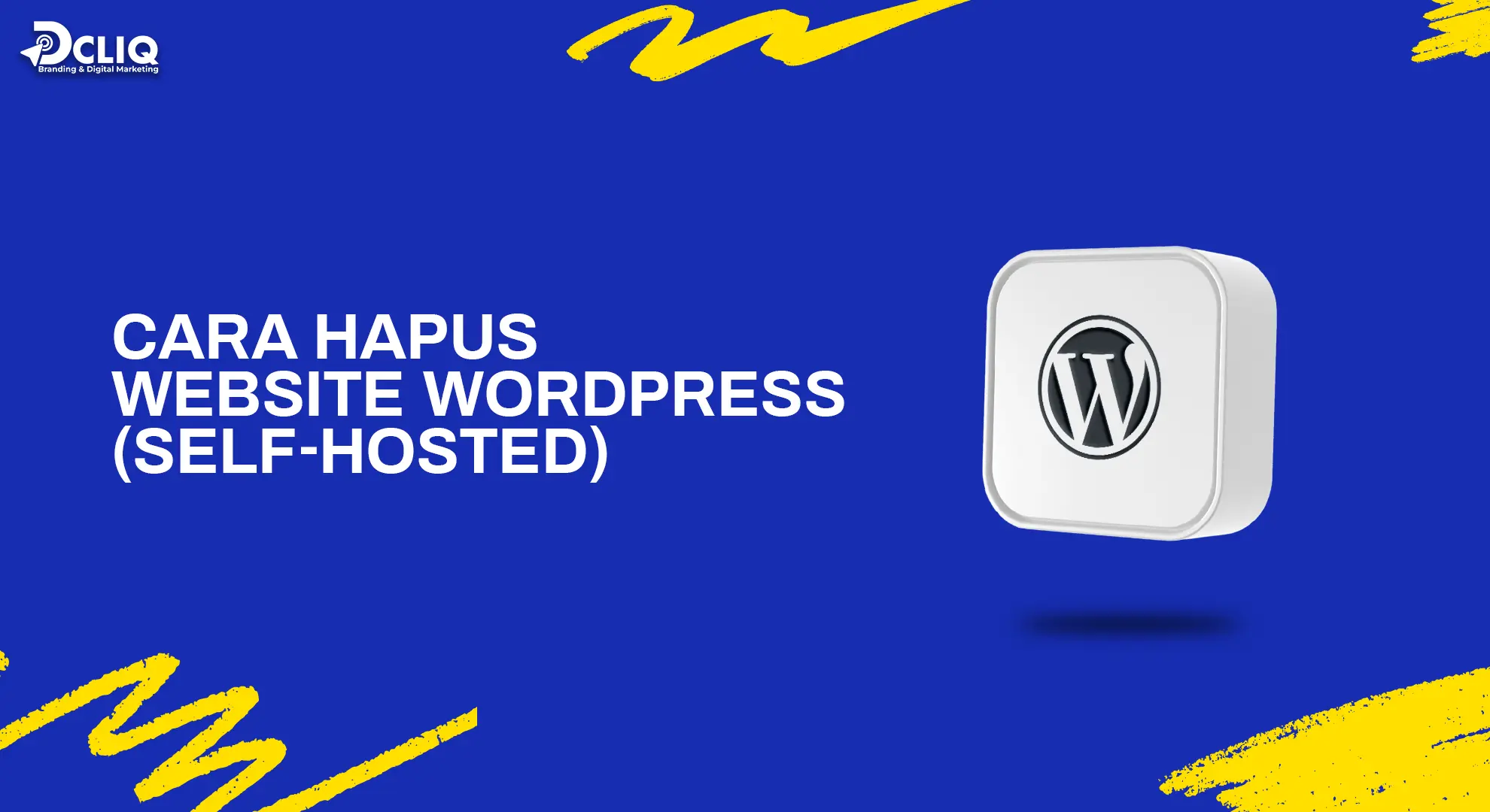 cara hapus website wordpress (self-hosted)