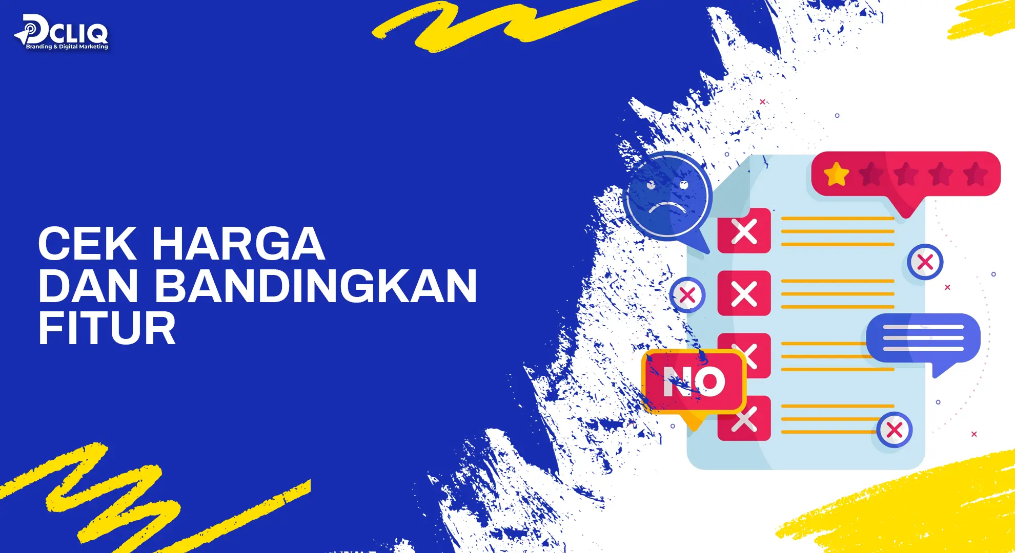 cek harga dan bandingkan fitur