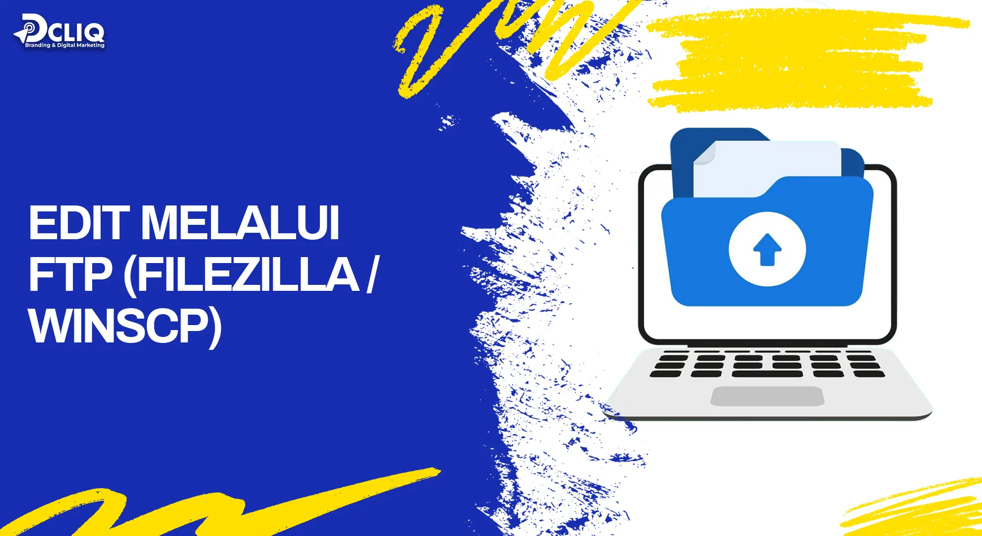 edit melalui ftp (filezilla / winscp)