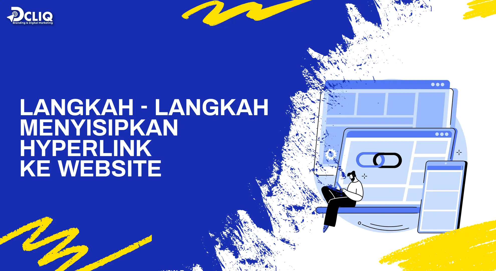langkah - langkah menyisipkan hyperlink ke website